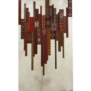 Œuvre d’art Babel par l'artiste peintre Souad Attabi