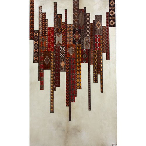 Œuvre d’art Babel par l'artiste peintre Souad Attabi