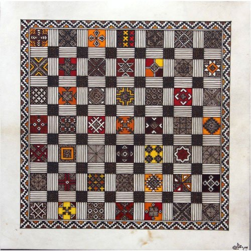 Œuvre d’art Talisman par l'artiste peintre Souad Attabi