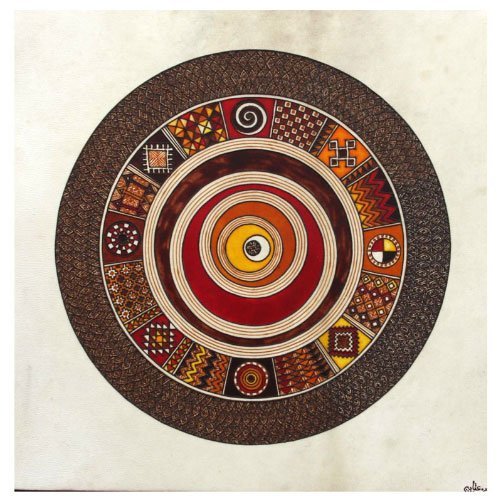 Œuvre d’art Centripète par l'artiste peintre Souad Attabi