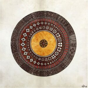 Œuvre d’art Hélios par l'artiste peintre Souad Attabi