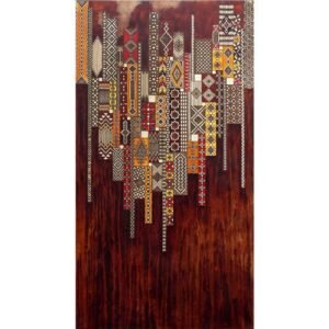 Œuvre d’art Tamazight par l'artiste peintre Souad Attabi