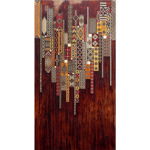 Œuvre d’art Tamazight par l'artiste peintre Souad Attabi