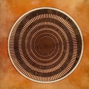 Œuvre d’art Ouroboros par l'artiste peintre Souad Attabi