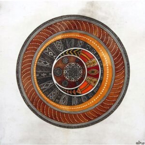 Œuvre d’art Rosace par l'artiste peintre Souad Attabi